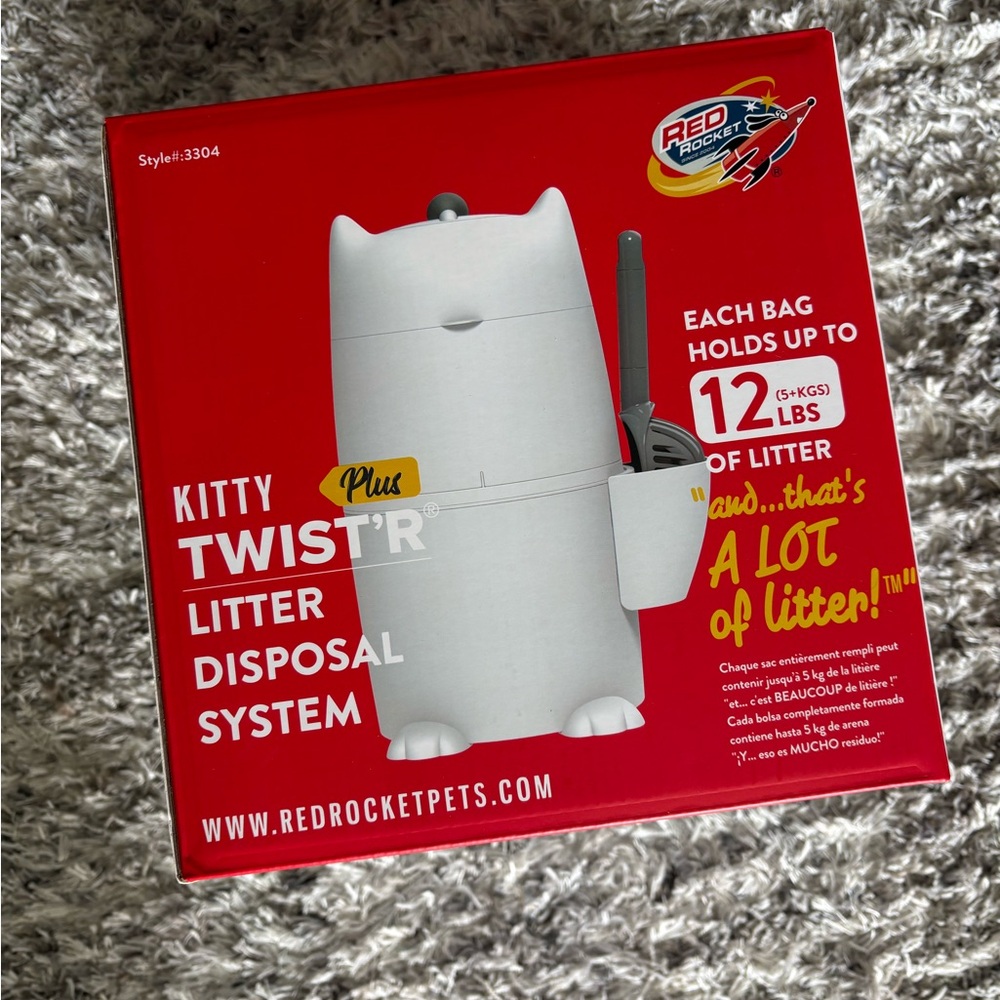 Red Rocket Kitty Twist'r Litter Disposal & REFILL bags - Picture 2 of 7
